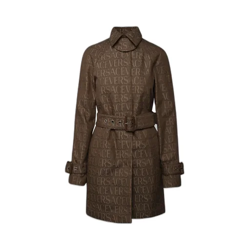 Long-Sleeved Belted Coat