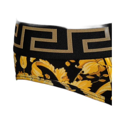Barocco-Printed Elasticated Waist Briefs