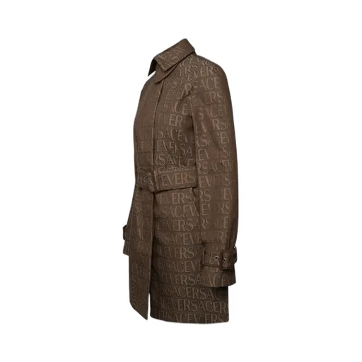 Long-Sleeved Belted Coat