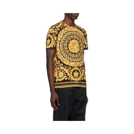 Allover Baroque Pattern Crewneck T-Shirt