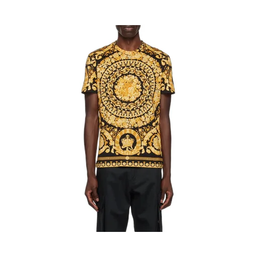Allover Baroque Pattern Crewneck T-Shirt