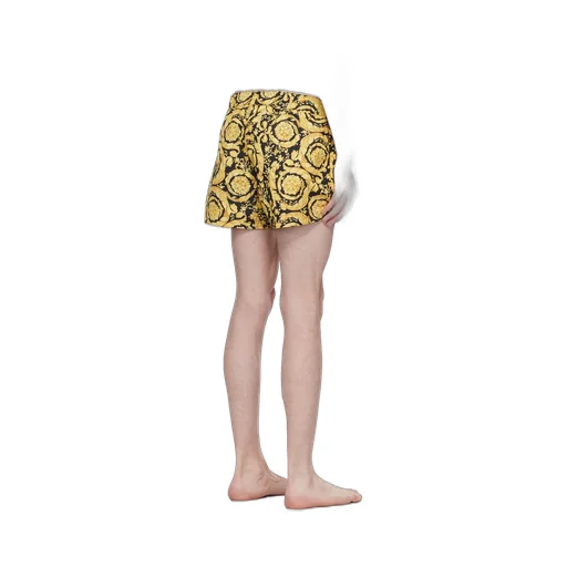 Barocco Printed Swim Shorts