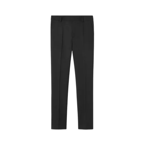 Log-Patch Straight-Leg Pants