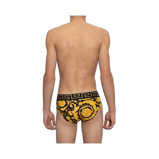 Barocco-Printed Elasticated Waist Briefs