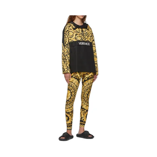 Barocco-Printed High Waist Leggings