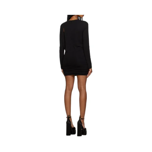 Cut-Out Long Sleeved Mini Dress