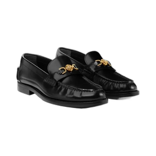 Logo-Plaque Slip-On Loafers