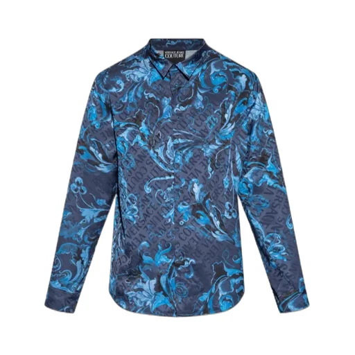Barocco Print Long-Sleeved Shirt