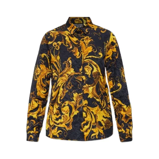 Barocco Pattern Long-Sleeved Shirt