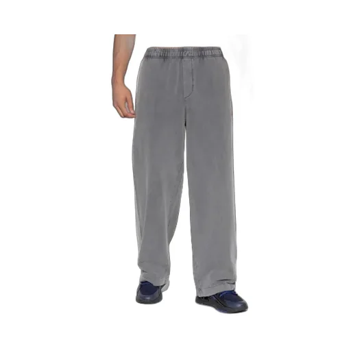 Logo Patch Wide-Leg Sweatpants