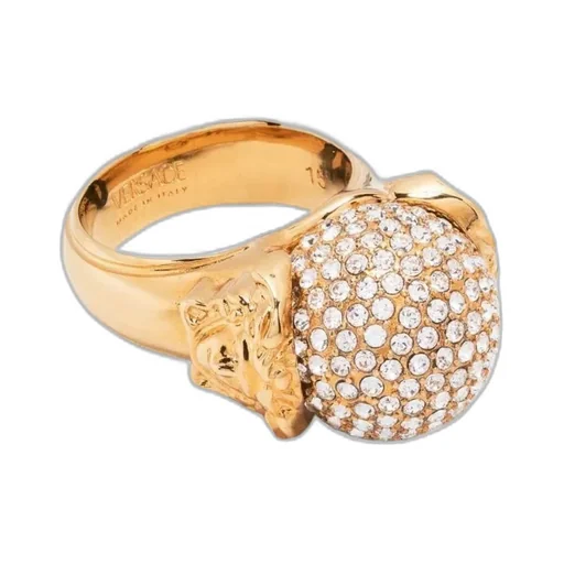 Medusa Head Embellished Ring