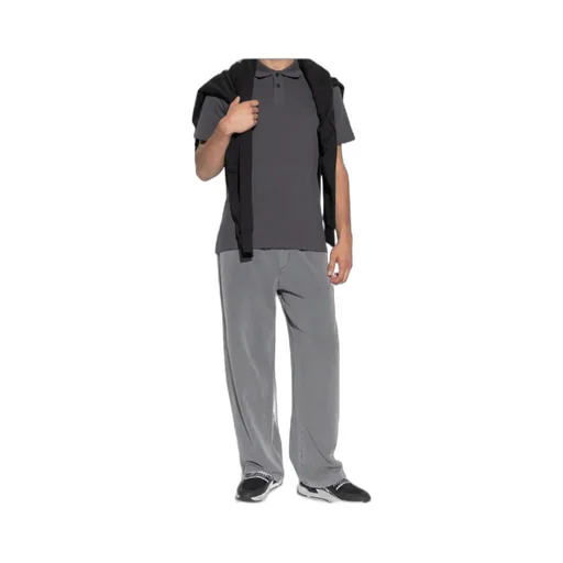 Logo Print Short-Sleeved Polo Shirt