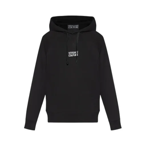 Logo Patch Drawstring Hoodie