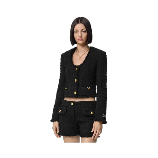 Button-Up Cropped Jacket