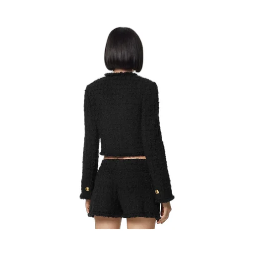 Button-Up Cropped Jacket