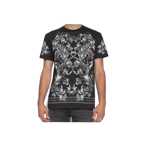 Barocco Print Crewneck T-Shirt