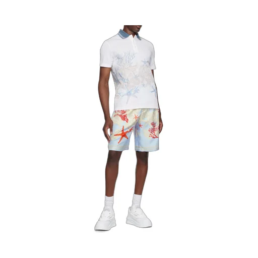 Barocco Sea Printed Elasticated Waistband Shorts