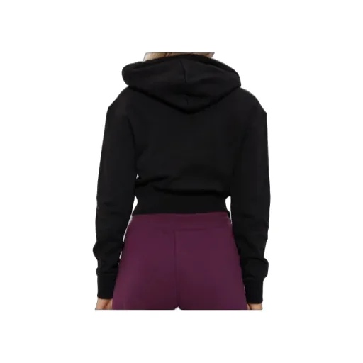 Cropped Drawstring Hoodie