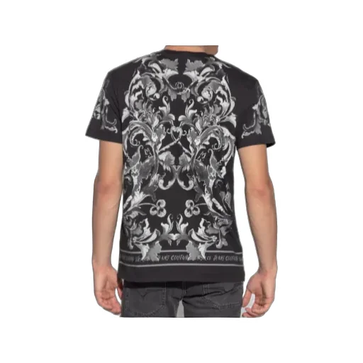 Barocco Print Crewneck T-Shirt