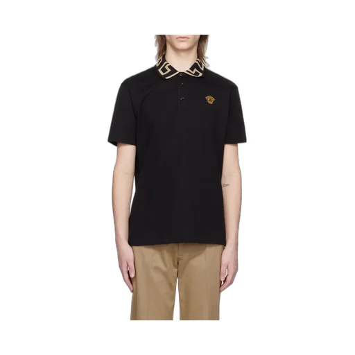 Logo Patch Short-Sleeved Polo Shirt