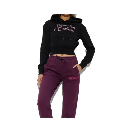 Cropped Drawstring Hoodie