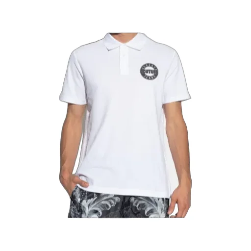 Logo Print Short-Sleeved Polo Shirt