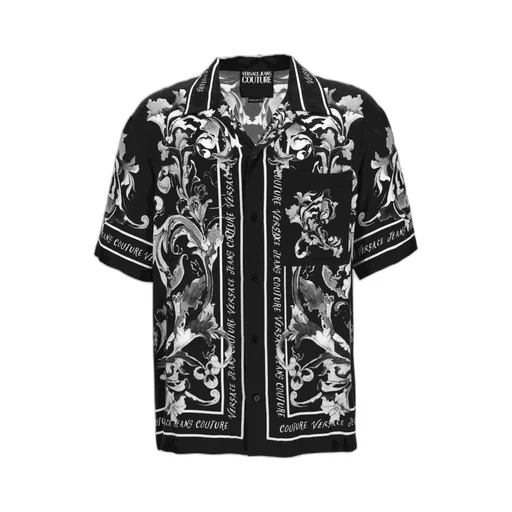 Barocco Print Short-Sleeved Shirt
