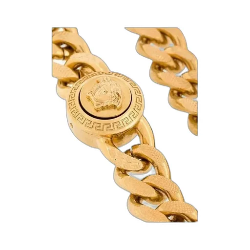 Medusa Clasp Curb Chain Bracelet