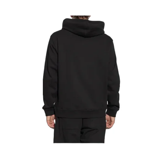 Logo Plaque Drawstring Hoodie