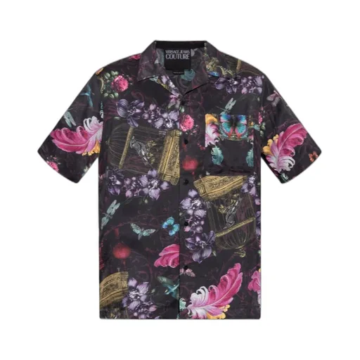 Colorful Print Short-Sleeved Shirt