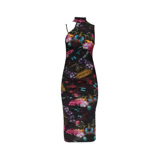 Floral-Print Midi Dress