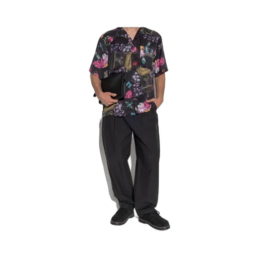 Colorful Print Short-Sleeved Shirt