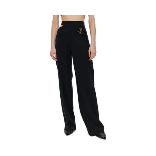 Cut-Out Buckle-Detail Trousers