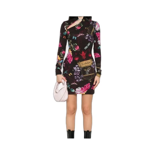 Floral-Print Mini Dress