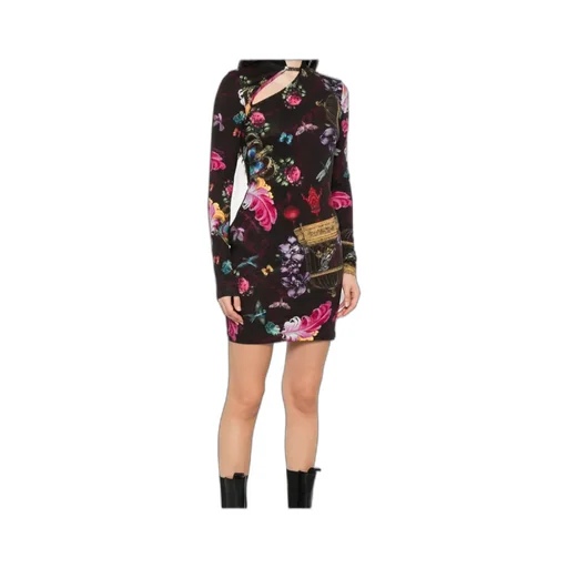 Floral-Print Mini Dress