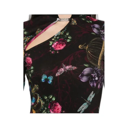 Floral-Print Mini Dress