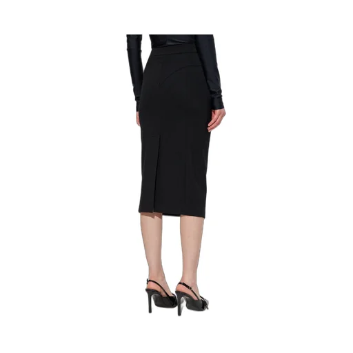 Waistband-Detail Pencil Skirt