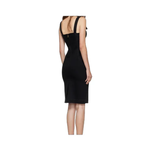 Zipped Seam-Detail Dress
