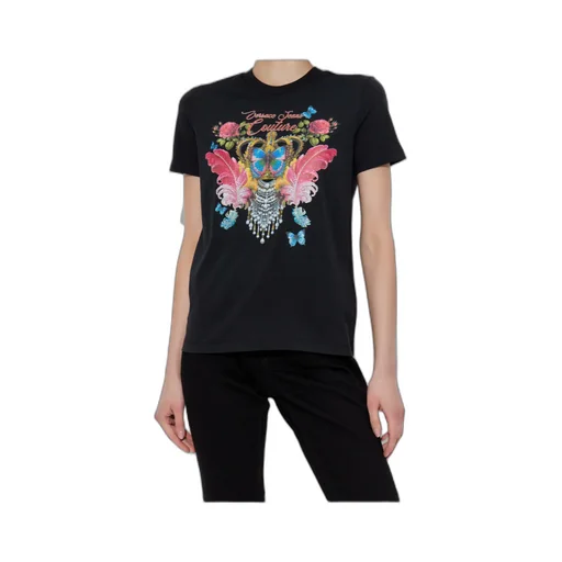 Butterfly Crown-Print T-Shirt