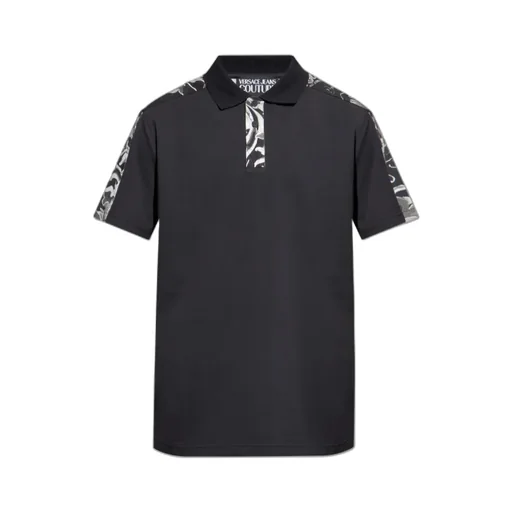 Barocco Printed Short-Sleeved Polo Shirt