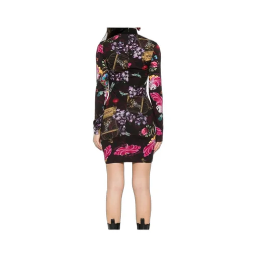 Floral-Print Mini Dress