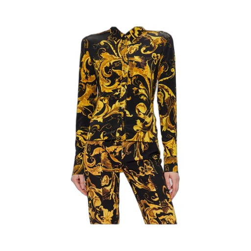 Baroque-Print Long-Sleeve Shirt