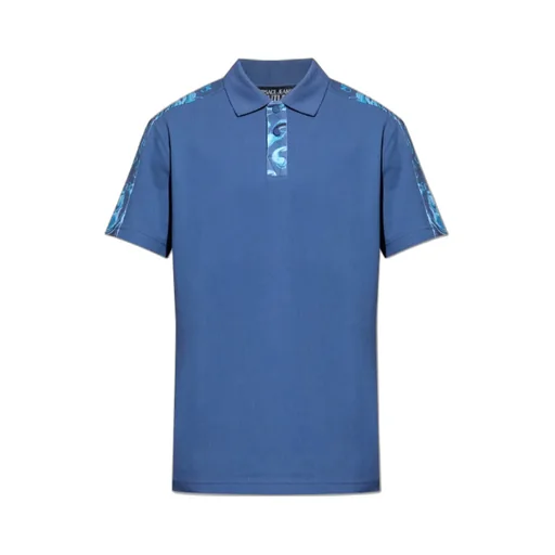 Barocco Printed Short-Sleeved Polo Shirt