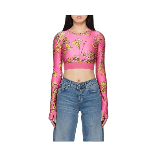 Baroque Printed Cropped Top