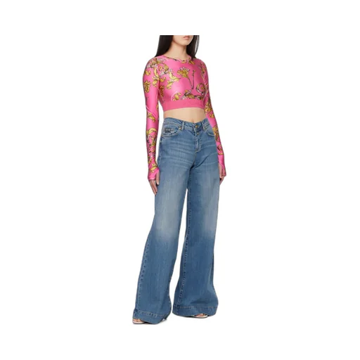 Baroque Printed Cropped Top