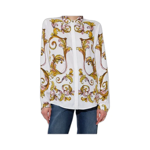 Barocco-Print Long-Sleeved Shirt