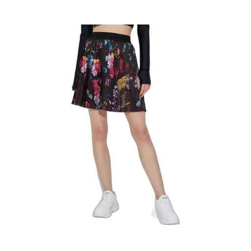 Floral-Print Pleated Skirt