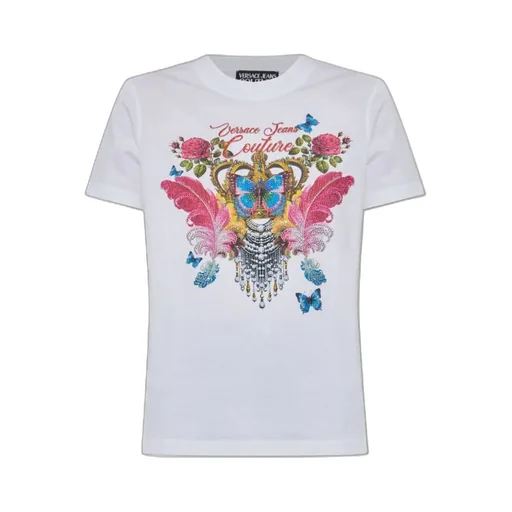 Butterfly Crown-Print T-Shirt