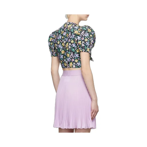 Floral-Print Crop Top