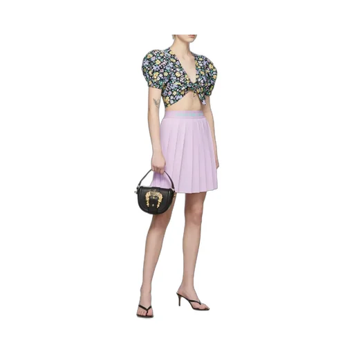 Floral-Print Crop Top